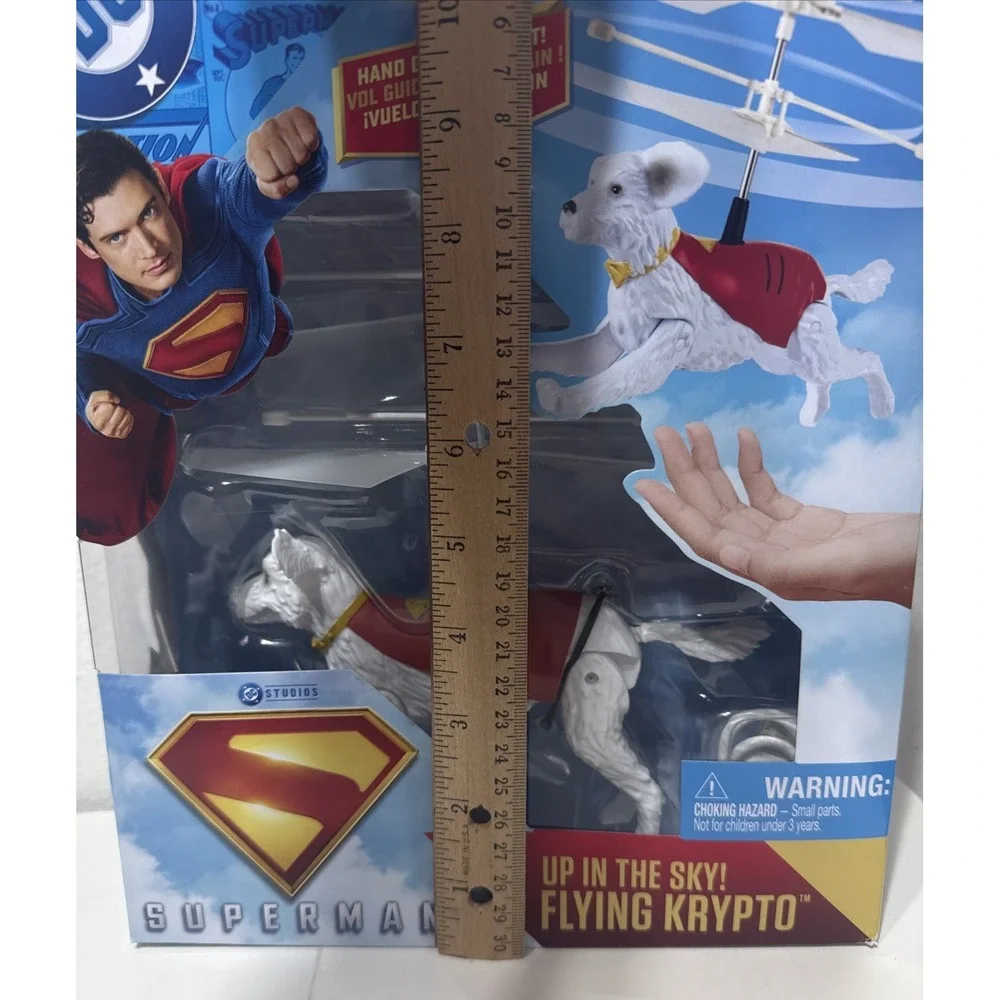 FLYING‎ KRYPTO ~DC Superman Movie UP IN THE SKY!  Hand Guided 7.5